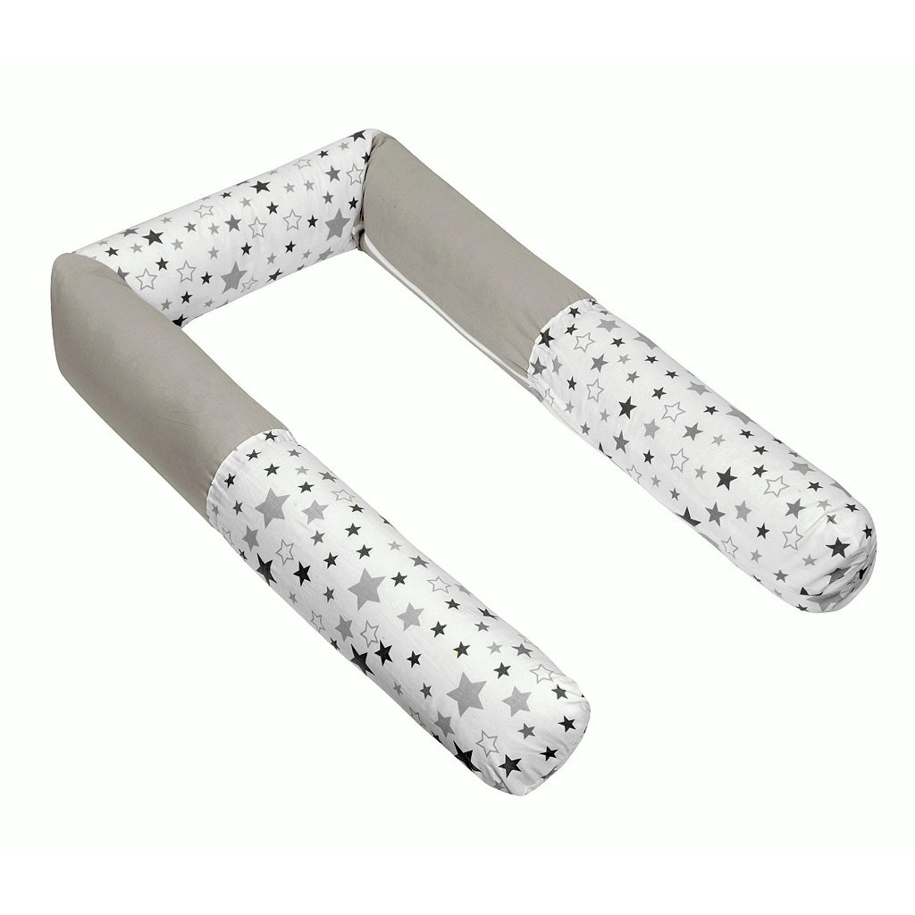 Bellatex mantinel polohovací 322/902 hvězda šedá, bílá průměr 16x280 cm