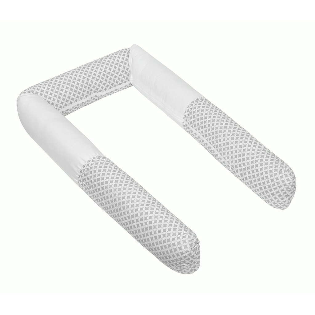 Bellatex mantinel polohovací 322/905 kosočtverce šedá, bílá průměr 16x280 cm