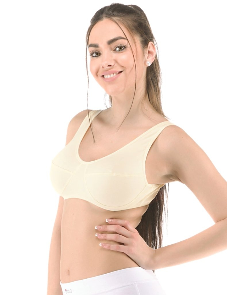 Gina športová podprsenka 97017 Žltobiela XL