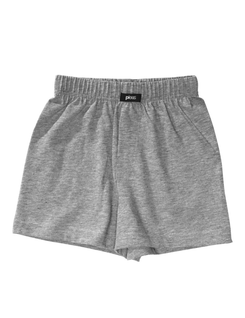 Pleas chlapčenské trenírky Relax 137650 Šedá melé 092