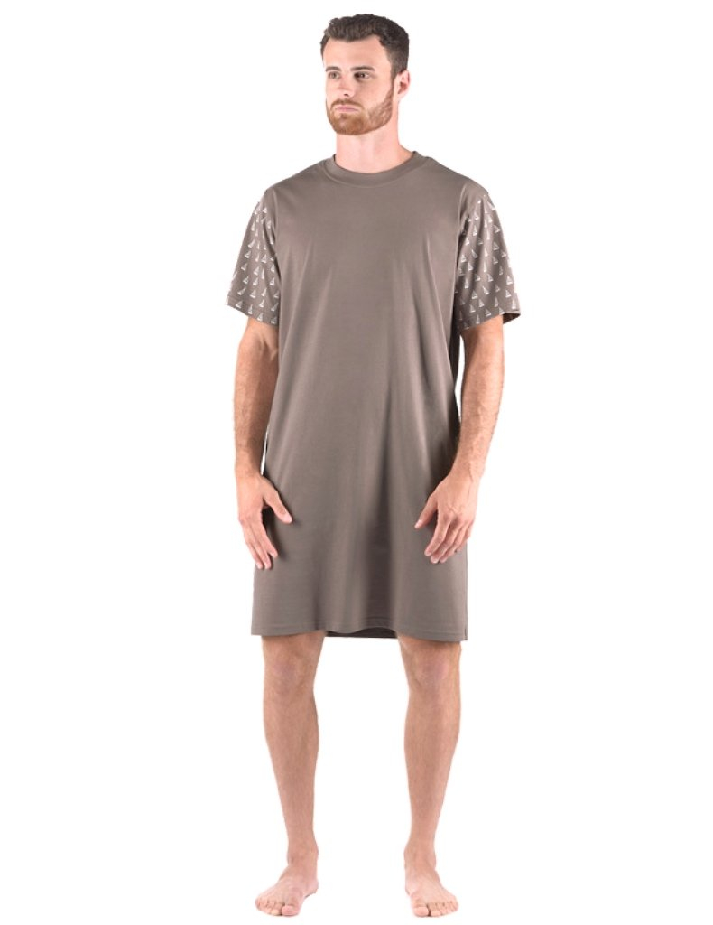 Gina nočná košeľa kód 79176 káva Veľ. L