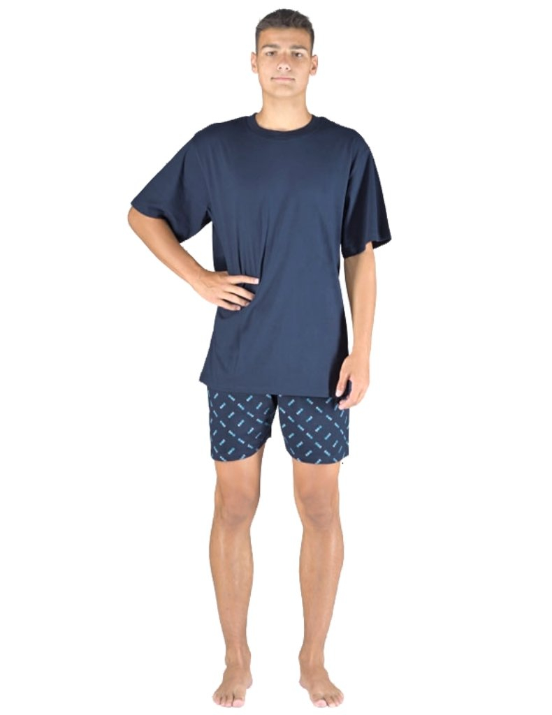 Gina pyžamo krátke šité 79150 lékořice Veľ. L