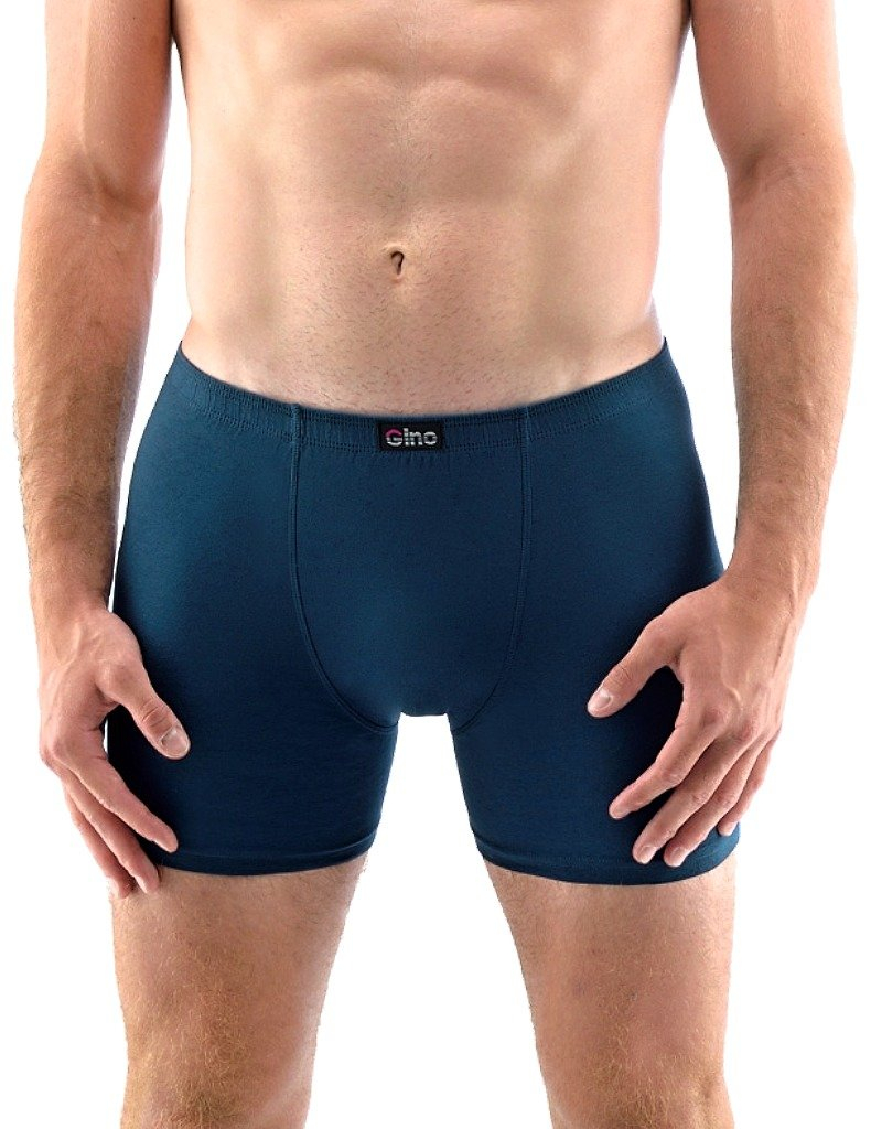 Gina boxerky šité 74086H lékořice Veľ. M/L