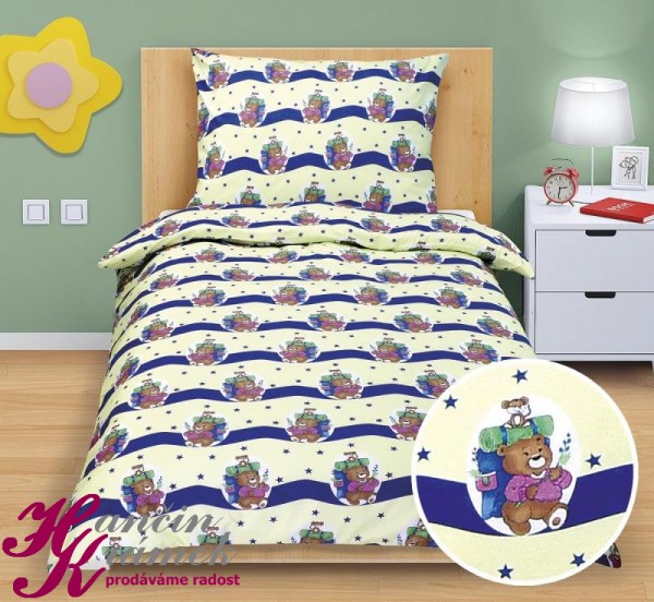 Dětské povlečení Junior 90/058, Méďa.