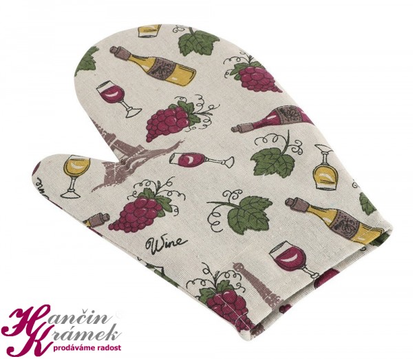 Chňapka kuchařská VCH/808, víno (1)