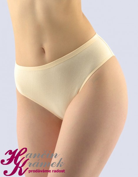 Kalhotky klasické žakár 10225H bílá Velikost L/XL