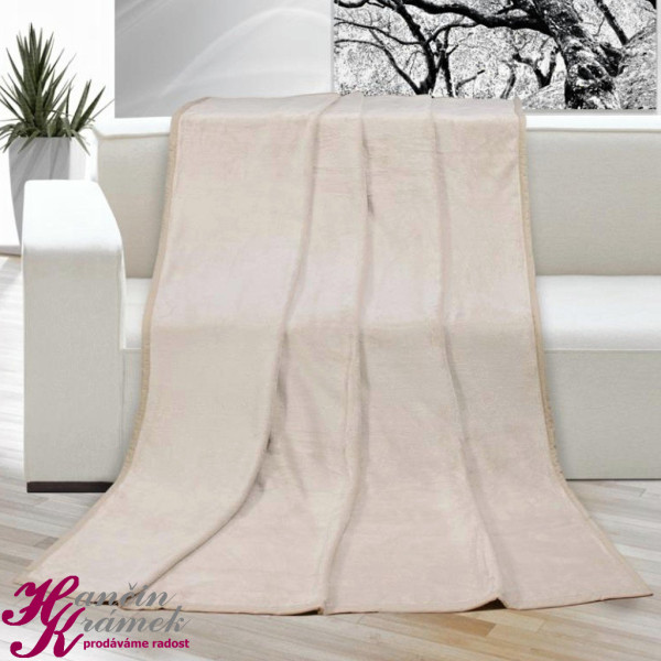 Deka KORALL dvojlůžko 6014/027, béžová (1)