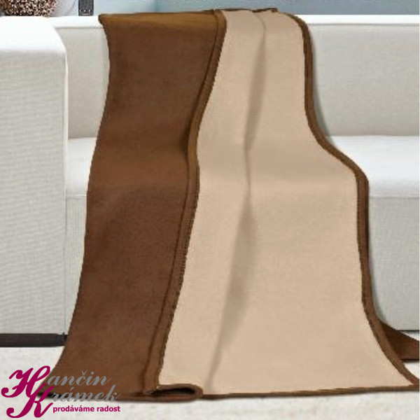 Deka Sydney 5014/033, světle hnědá, tmavá hnědá (1)