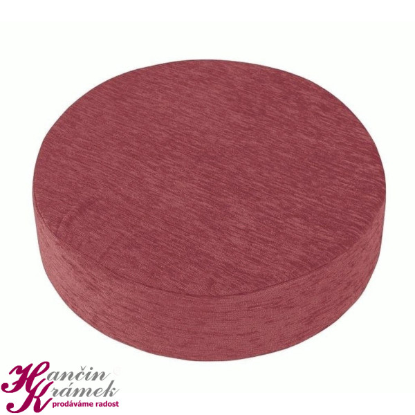 Sedák KULATÝ hladký 89/267, Uni růžová (1)