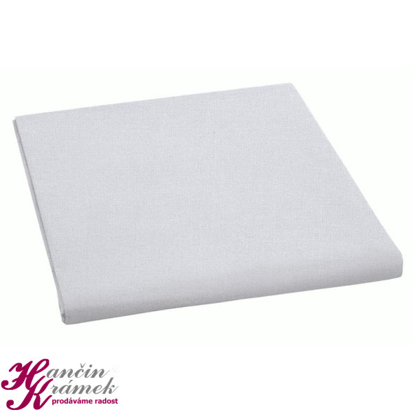 Plátěné prostěradlo Retro 273/242, světlá šedá (1)