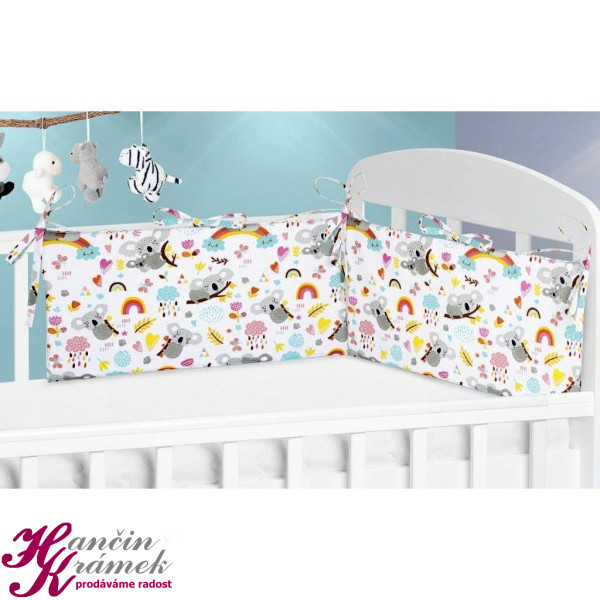 Mantinel do dětské postýlky 111/013, koala šedá (1)