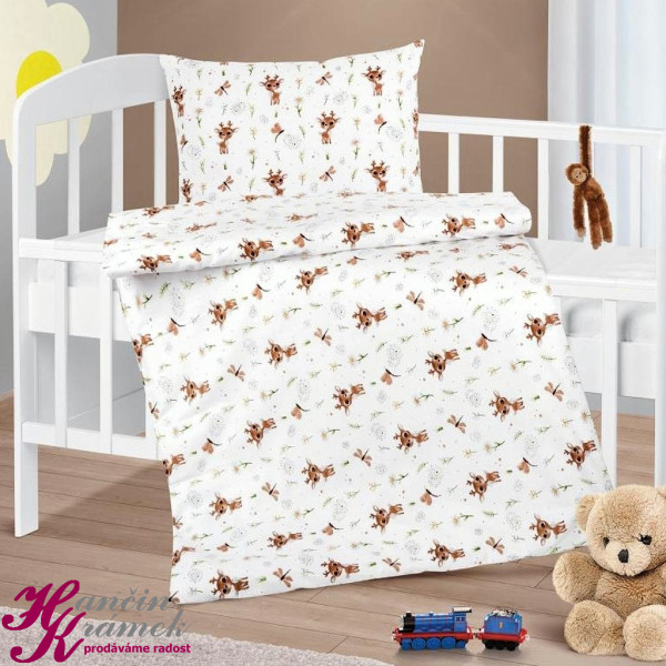 Dětské povlečení bavlna Agáta A90/072, srneček (1)