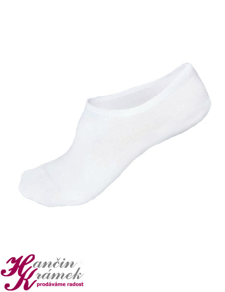 Dámské ponožky neviditelné Bamboo, 2 páry 82006P, bílá (1)