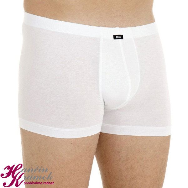 Pánské boxerky krátká nohavička Comfort 156117, bílá (1)