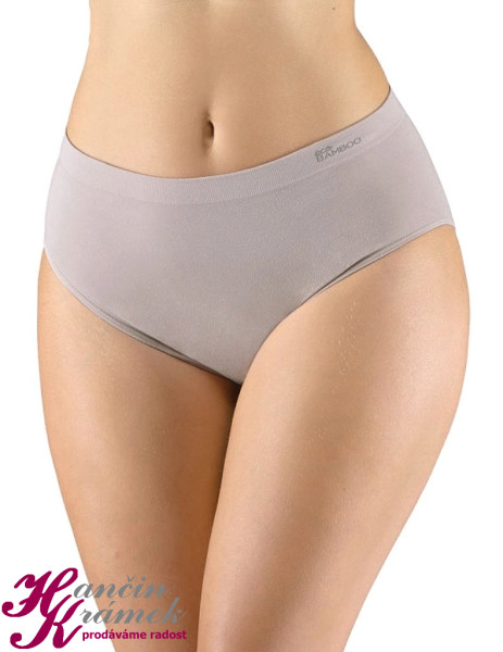 Kalhotky klasické 01002P, šedohnědá (6)
