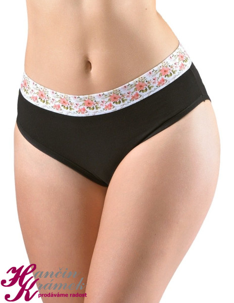 Kalhotky klasické 10278P, černá (2)