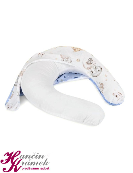 Potah na kojící polštář 665/024, Zvířátko na obláčku (1)