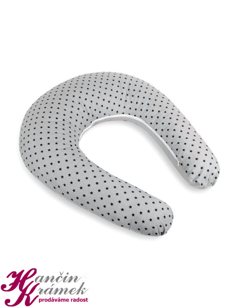 Potah na kojící polštář 665/901, Hvězdička malá šedá (1)