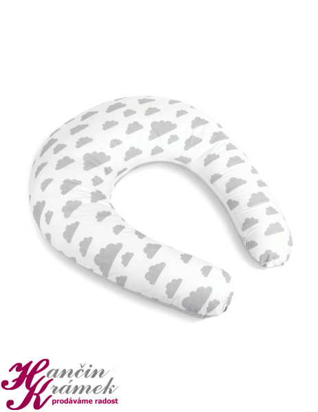 Potah na kojící polštář 665/906, Mráček šedá, bílá (1)