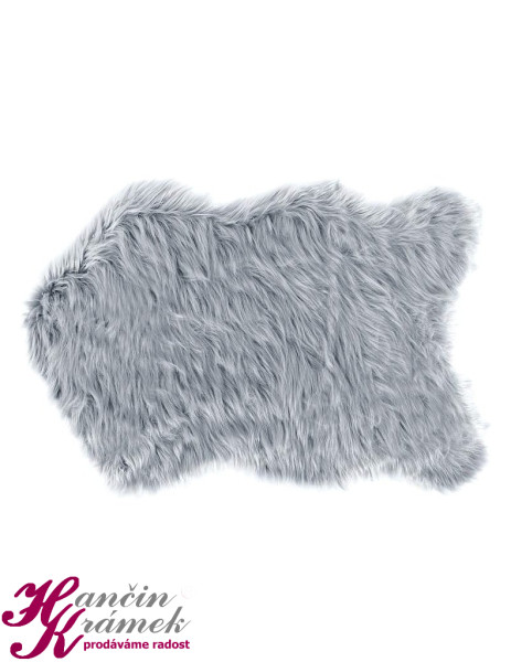 Koberec umělá kožešina 7100/003, šedá (1)