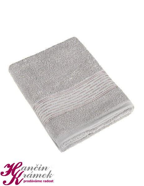 Froté ručník a osuška Proužek RO/42, světlá šedá (1)