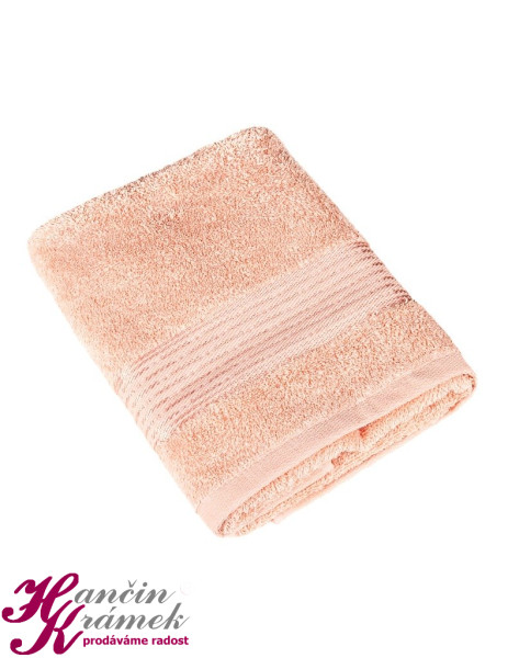 Froté ručník a osuška Proužek RO/07, lososová (1)