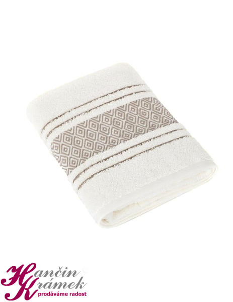 Froté ručník a osuška Mozaika RO/008, béžová (1)