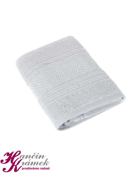 Froté ručník a osuška Mozaika RO/042, světlá šedá (1)