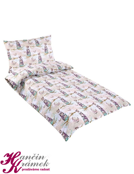 Dětské povlečení Agáta A90/086, béžová (1)