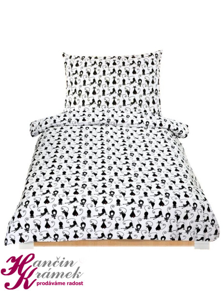 Dětské povlečení Agáta A90/213, černá (1)