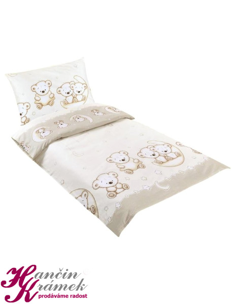Dětské povlečení Agáta A90/016, béžová (1)