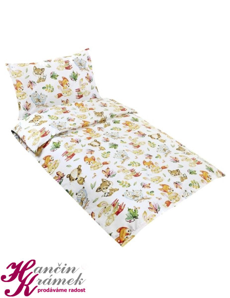 Dětské povlečení Agáta A90/007, bílá (1)