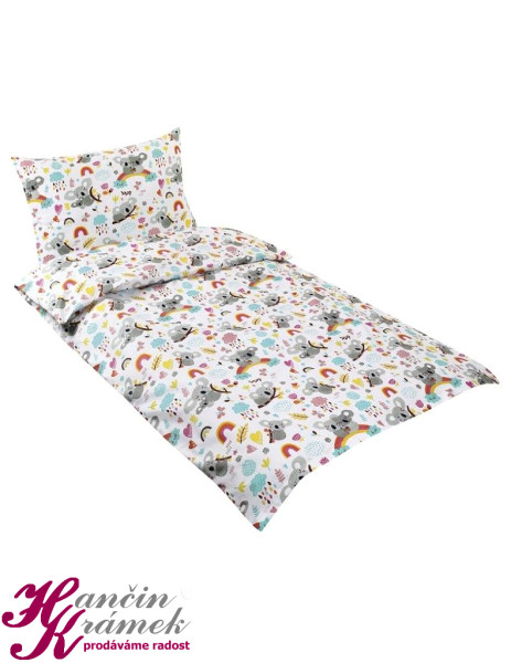 Dětské povlečení Agáta A90/013, šedá (1)