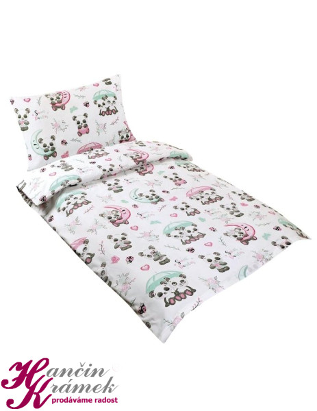 Dětské povlečení Agáta A90/017, bílá (1)