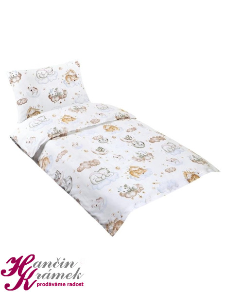Dětské povlečení Agáta A90/024, smetanová (1)