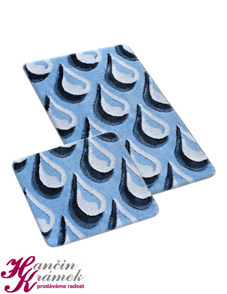 Koupelnové předložky Ultra sada 930/584, modrá (1)