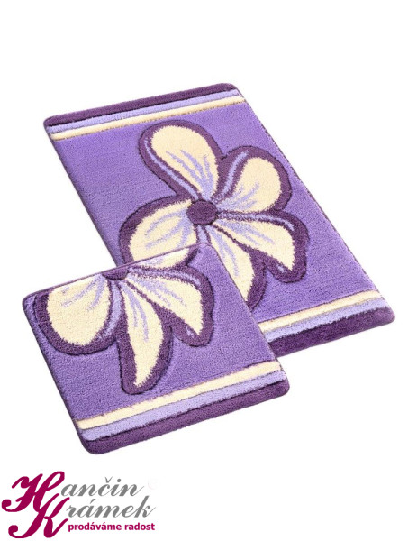 Koupelnové předložky Ultra sada 930/127, fialová (1)