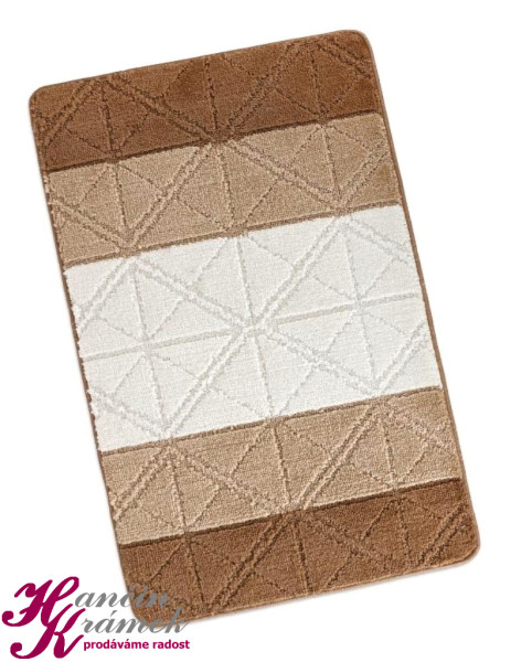 Koupelnové předložky Bany kus 760/006, hnědá (1)