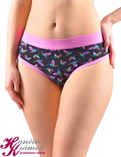 Dámské kalhotky klasické 10271P, růžová (4)