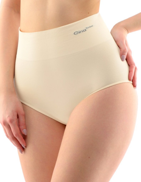 Dámské kalhotky klasické s vysokým pasem KK-00036, tělová (2)