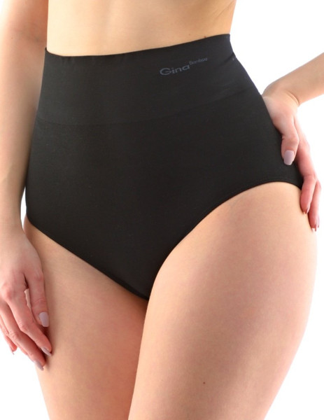 Dámské kalhotky klasické s vysokým pasem KK-00036, černá (3)