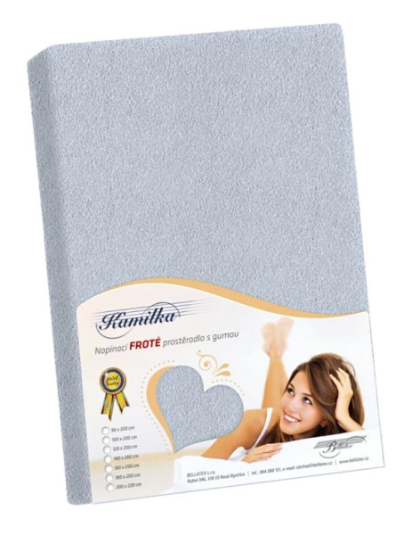 Prostěradlo na vyšší matraci 1240-042, Světlá šedá (1)