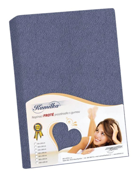 Prostěradlo na vyšší matraci 1240-044, Modrošedá (1)