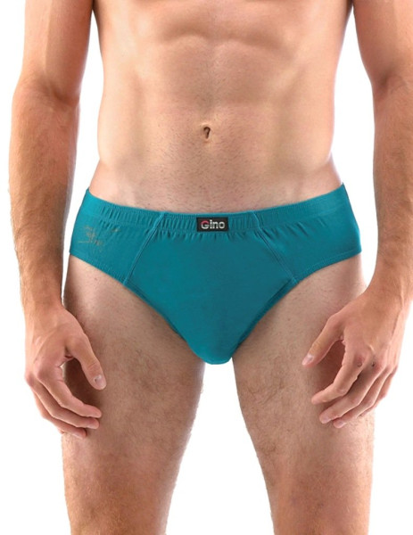 Pánské slipy s úzkým bokem 70066, Zelená (1)