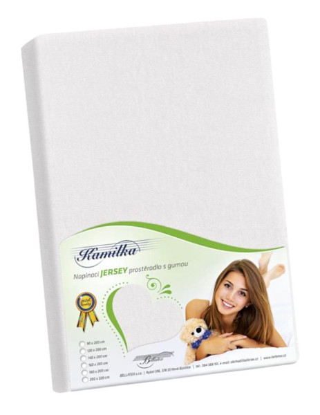 Prostěradlo na vyšší matraci 1241-001, Bílé (1)