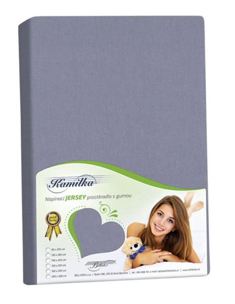 Prostěradlo na vyšší matraci 1241-044, Modrošedá (1)