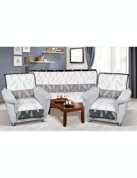 Potah na sedačku 3264-737, Šedá (1)