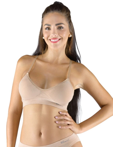 Sportovní podprsenka model 07020, Béžová (1)