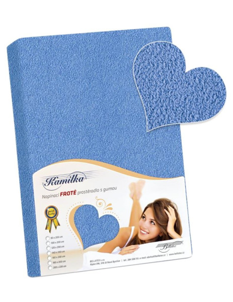 Froté prostěradlo PF-025, Modrá (1)