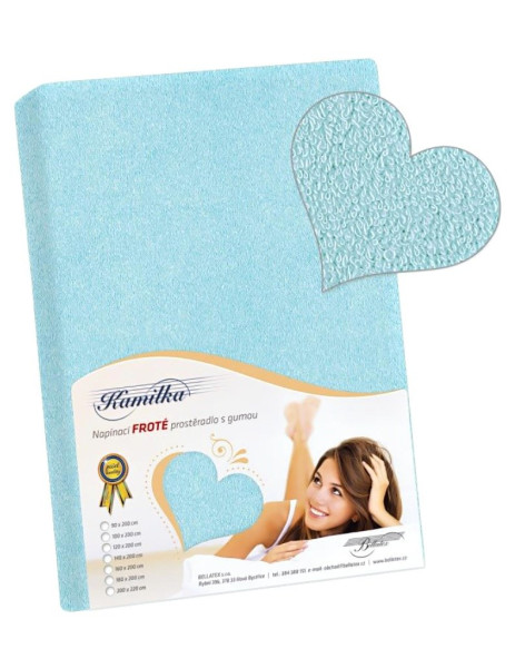 Froté prostěradlo PF-027, Tyrkysová (1)